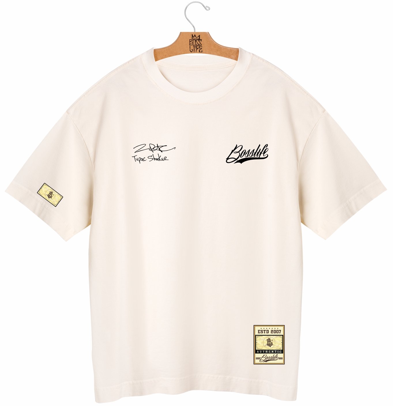 Camiseta Oversized Street Poster Tupac
