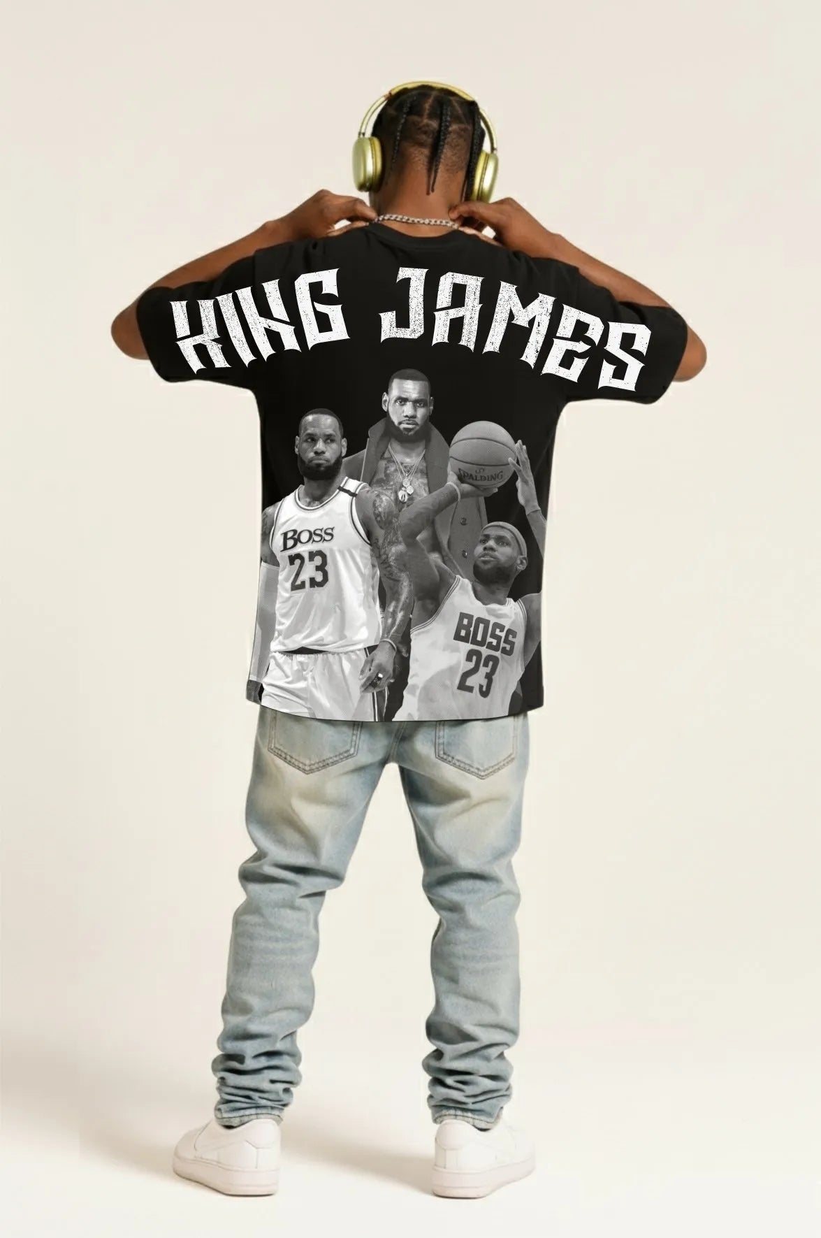 Camiseta Oversized Street Poster LeBron