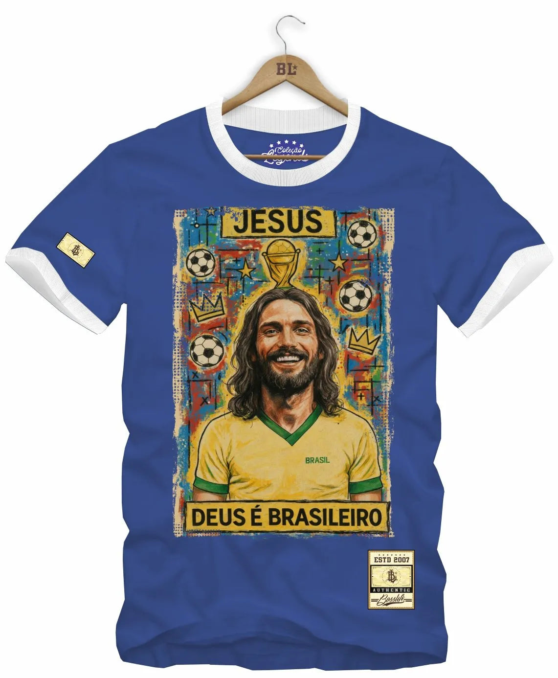 Camiseta Legends Deus é Brasileiro
