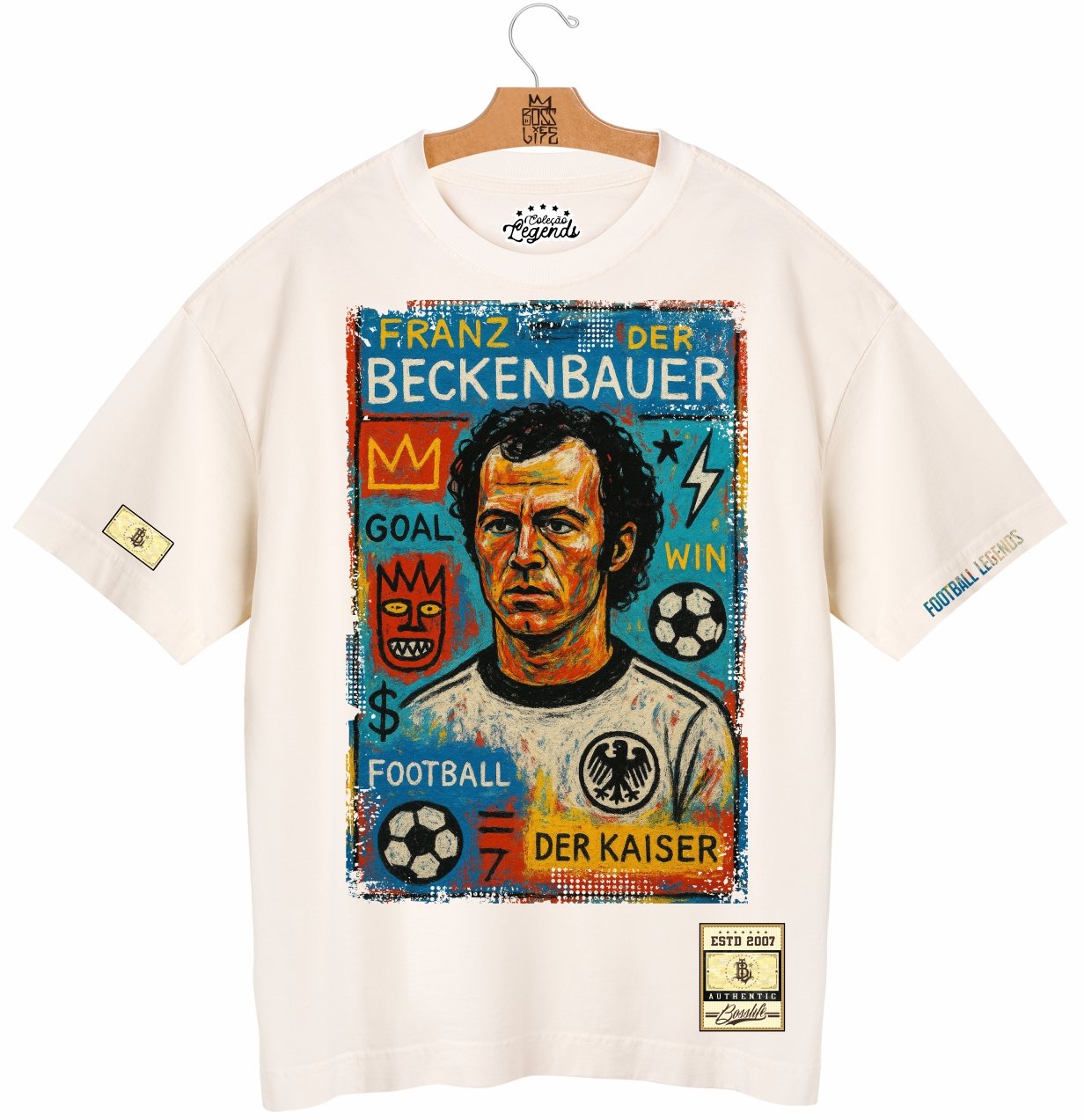 Camiseta Oversized Legends The Kaiser