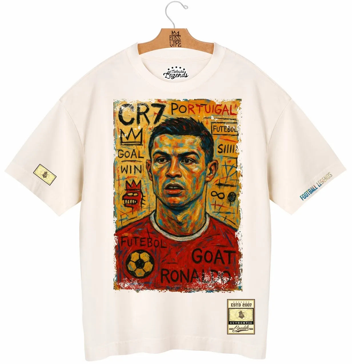 Camiseta Oversized Legends Cristiano