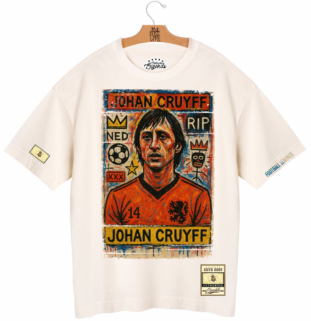 Camiseta Oversized Legends Number 14