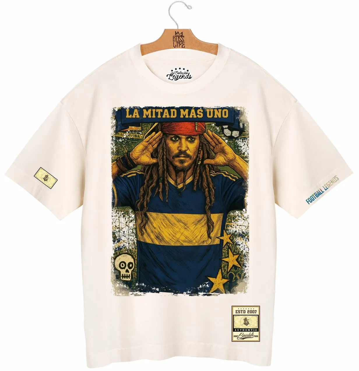 Camiseta Oversized Legends La Mitad