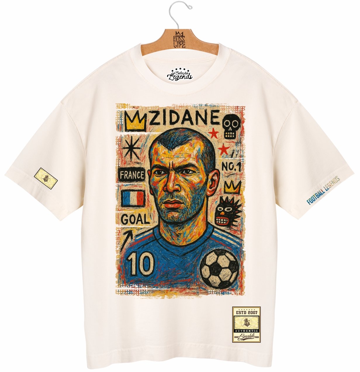 Camiseta Oversized Legends Le Roi