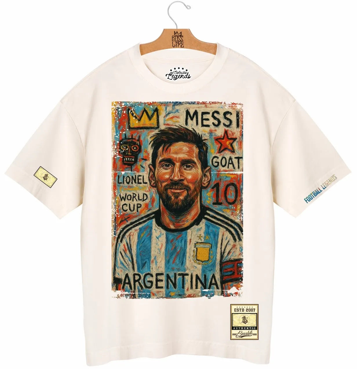 Camiseta Oversized Legends El Maestro