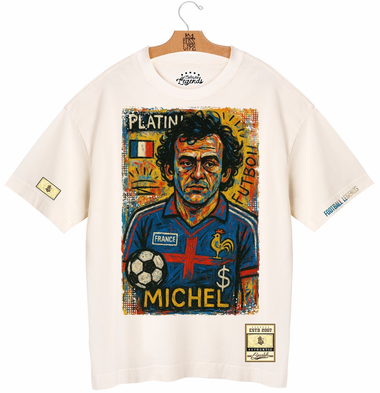 Camiseta Oversized Legends Le Platine