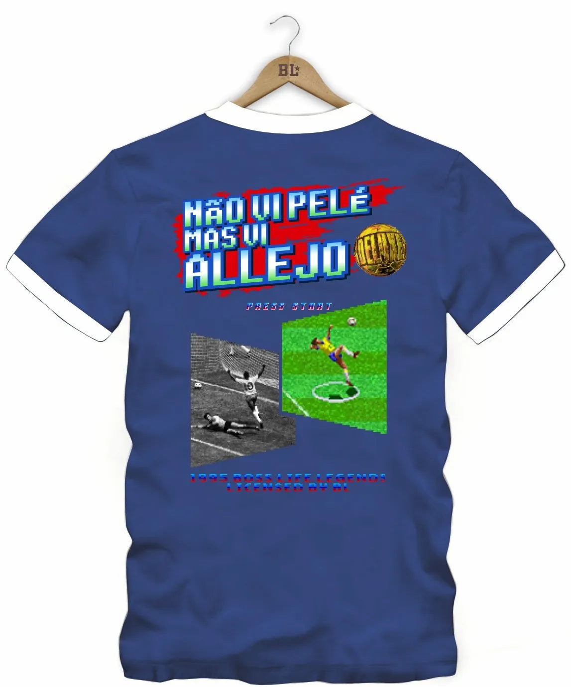 Camiseta Legends Não Vi Pele Frente e Costas