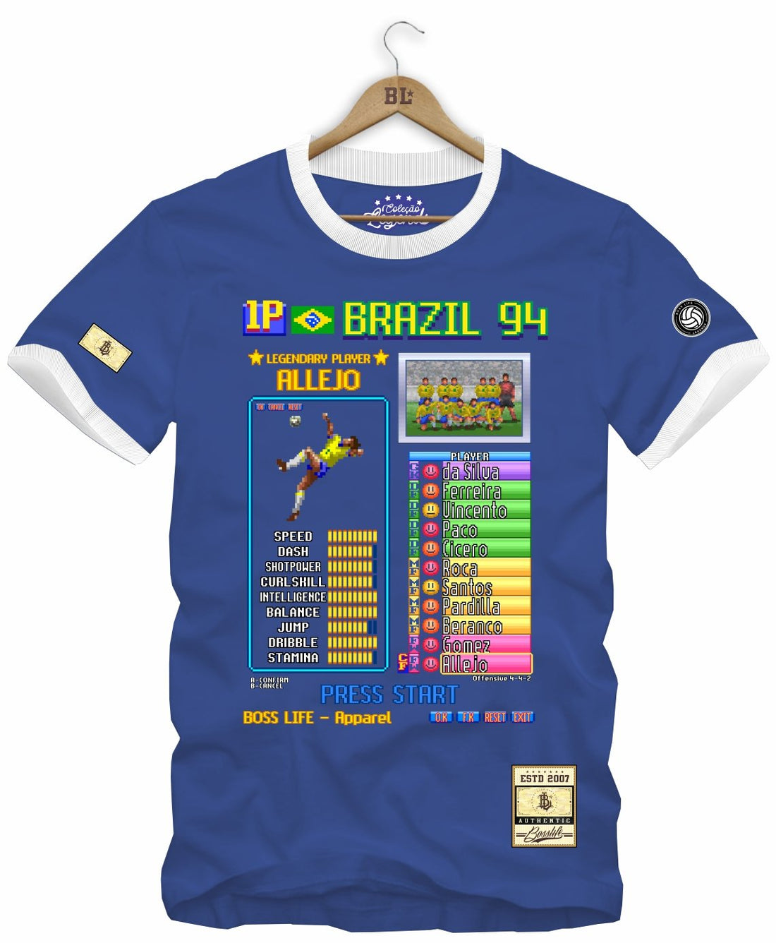 Camiseta Legends Card Allejo