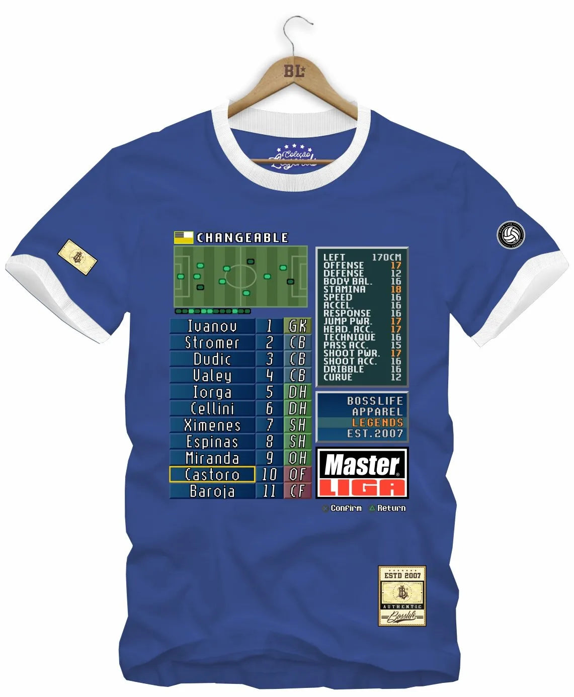 Camiseta Legends Master Liga