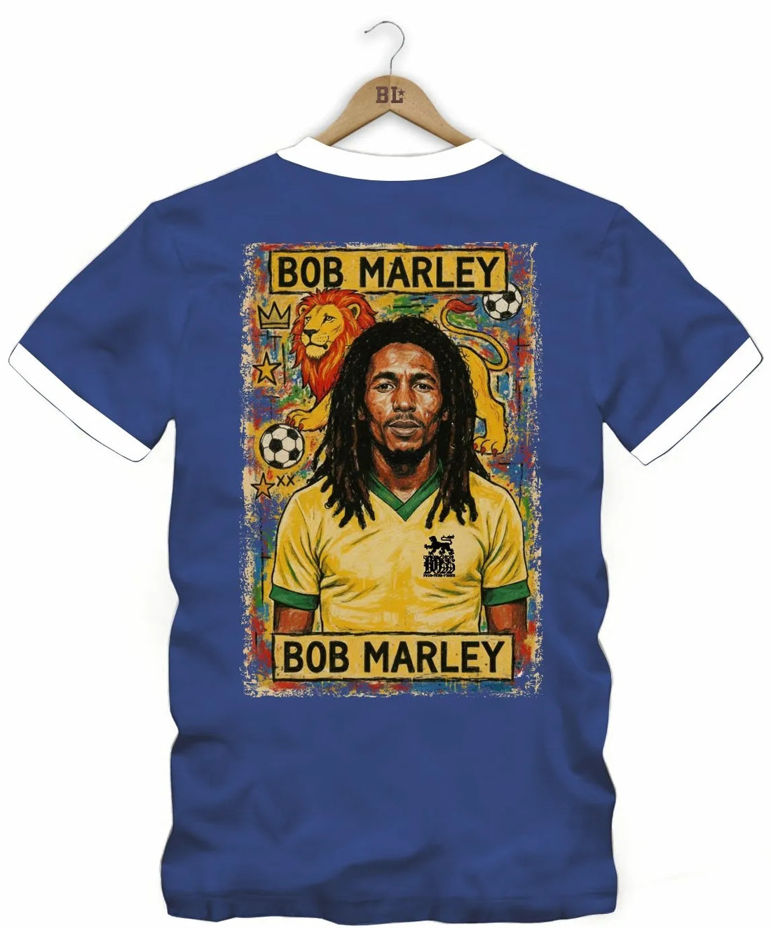 Camiseta Legends Bob Lion Frente e Costas