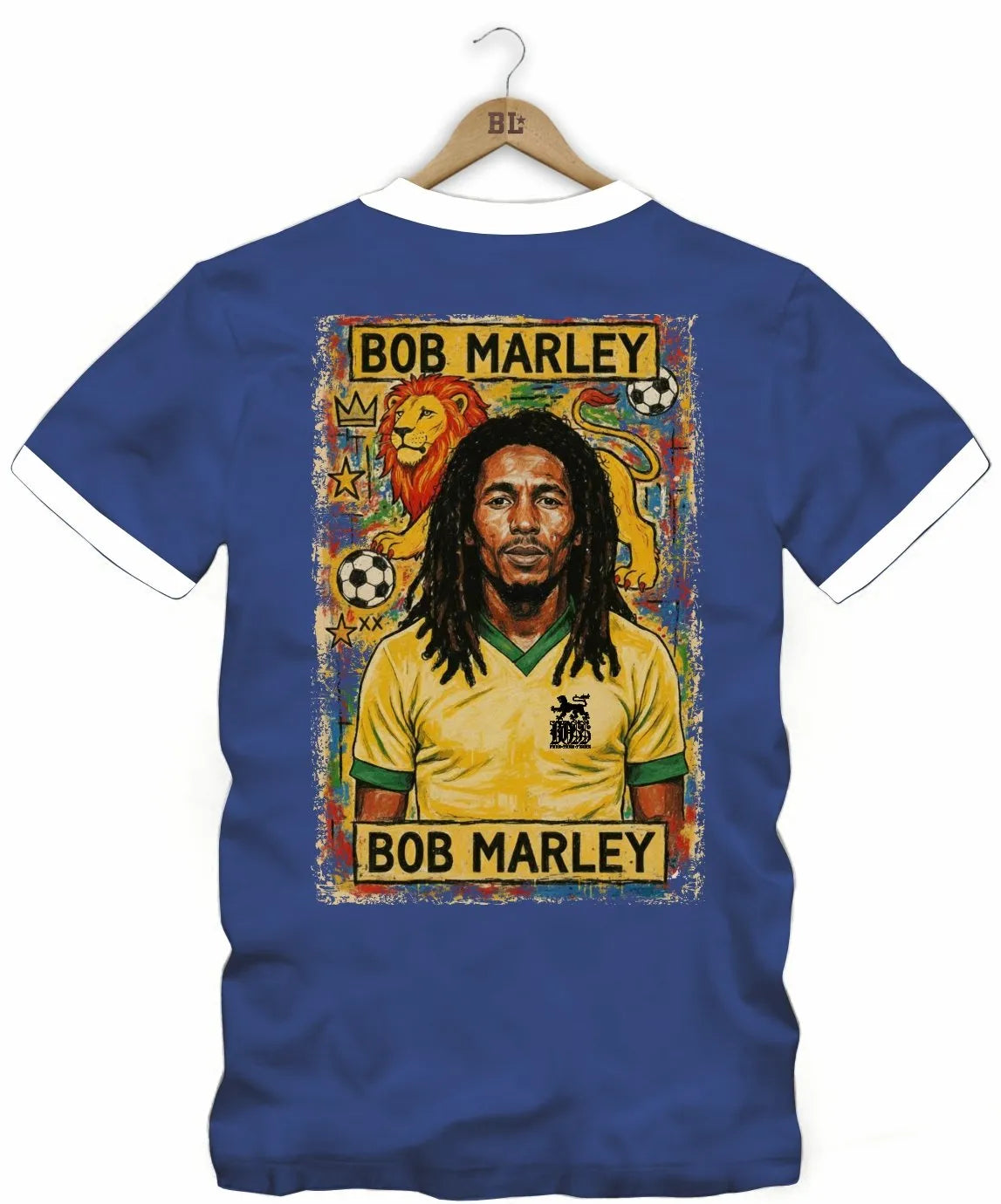 Camiseta Legends Bob Lion Frente e Costas