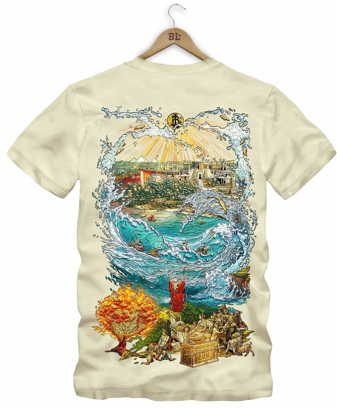 Camiseta Mar Vermelho Bl Faith Frente e Costas