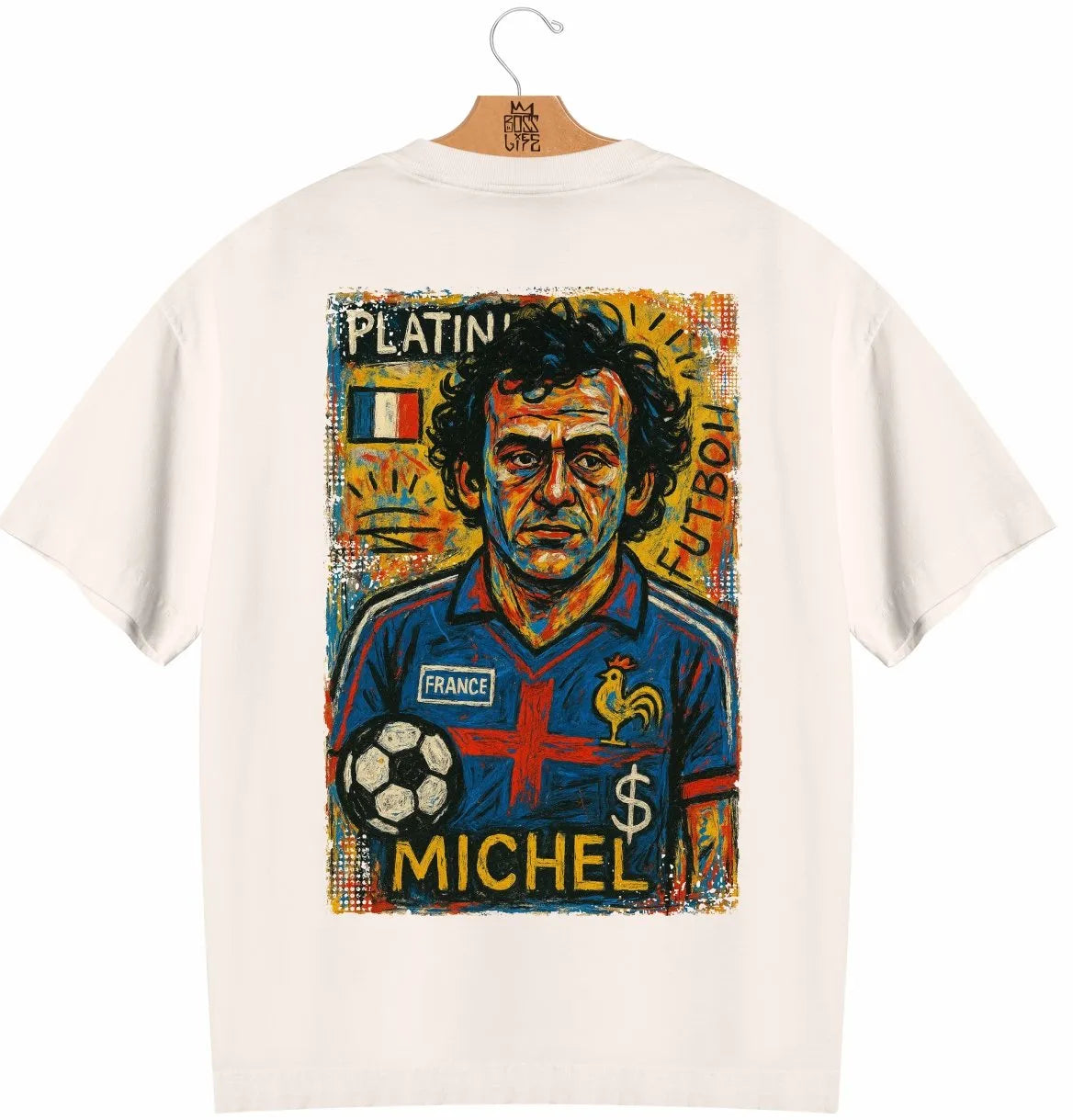 Camiseta Oversized Legends Le Platine Frente e Costas
