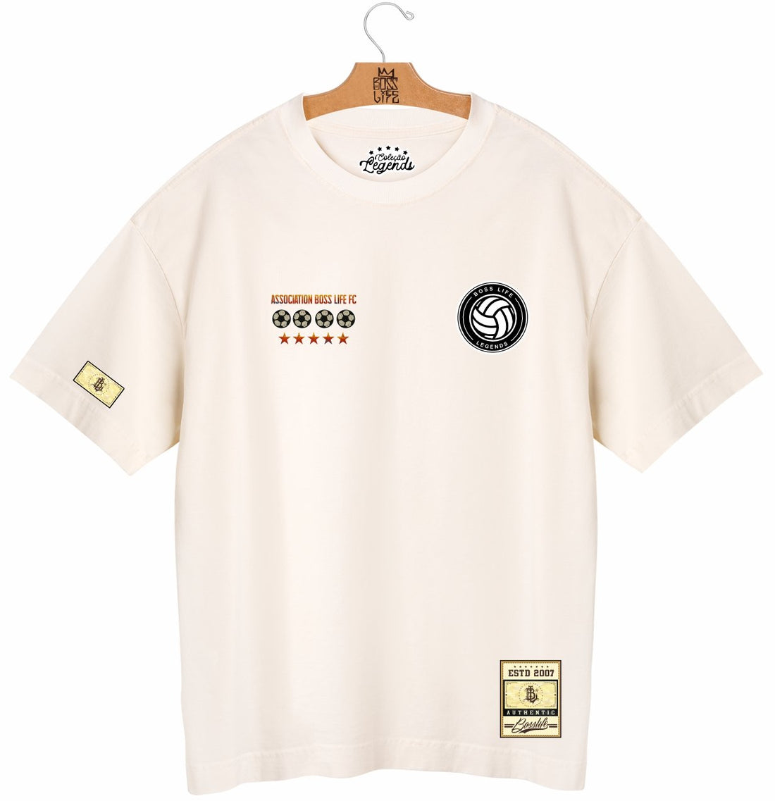 Camiseta Oversized Legends Astro Frente e Costas