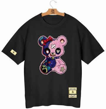 Camiseta Oversized BL Touch Pink Bear