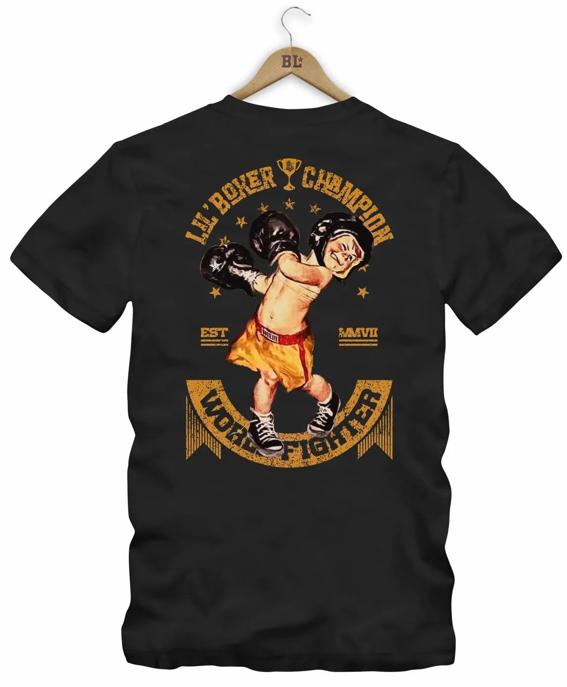 Camiseta Champion Boxing Frente e Costas