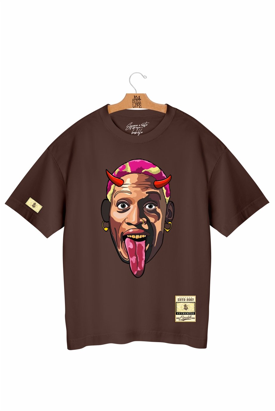 Camiseta Oversized Bl Dennis 91