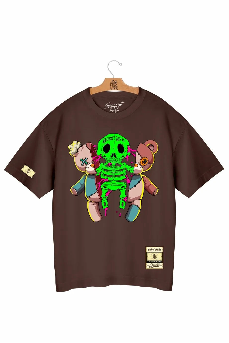 Camiseta Oversized Teddy Bones