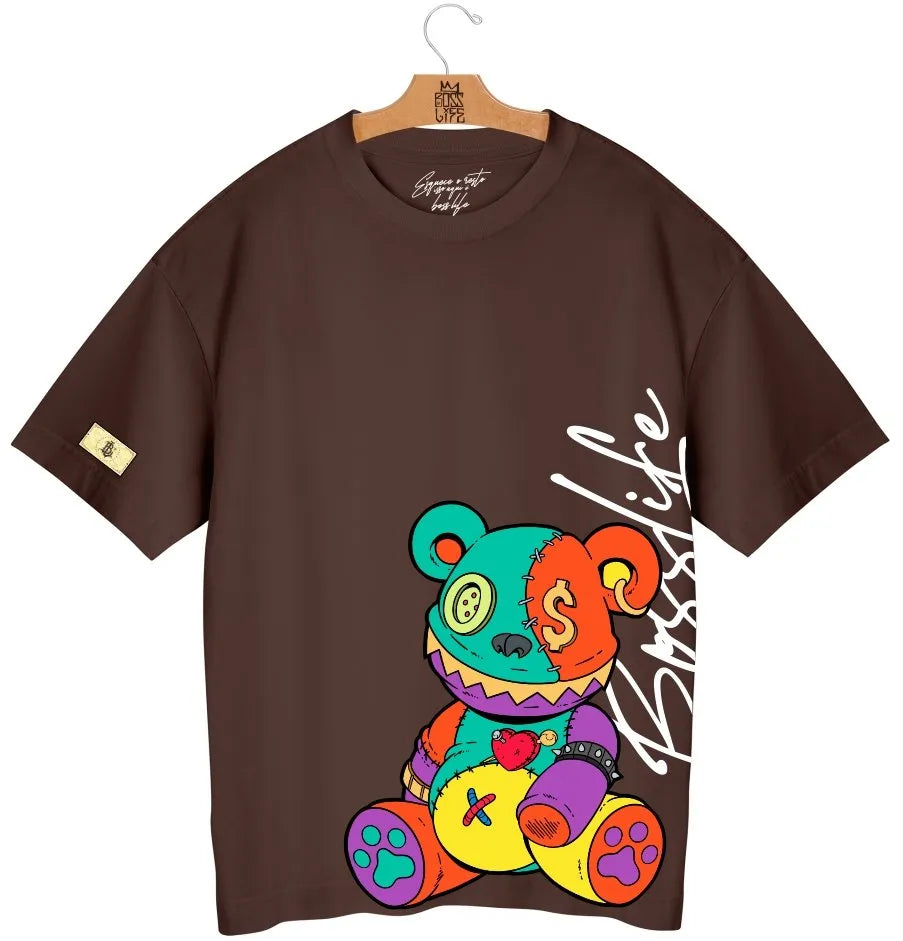 Camiseta Oversized Bear Bl Retail