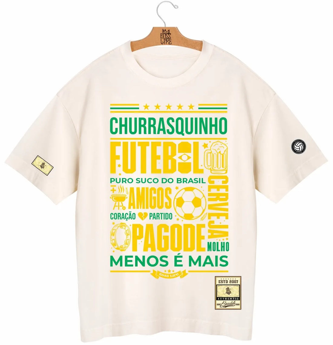 Camiseta Oversized Legends Churrasquinho