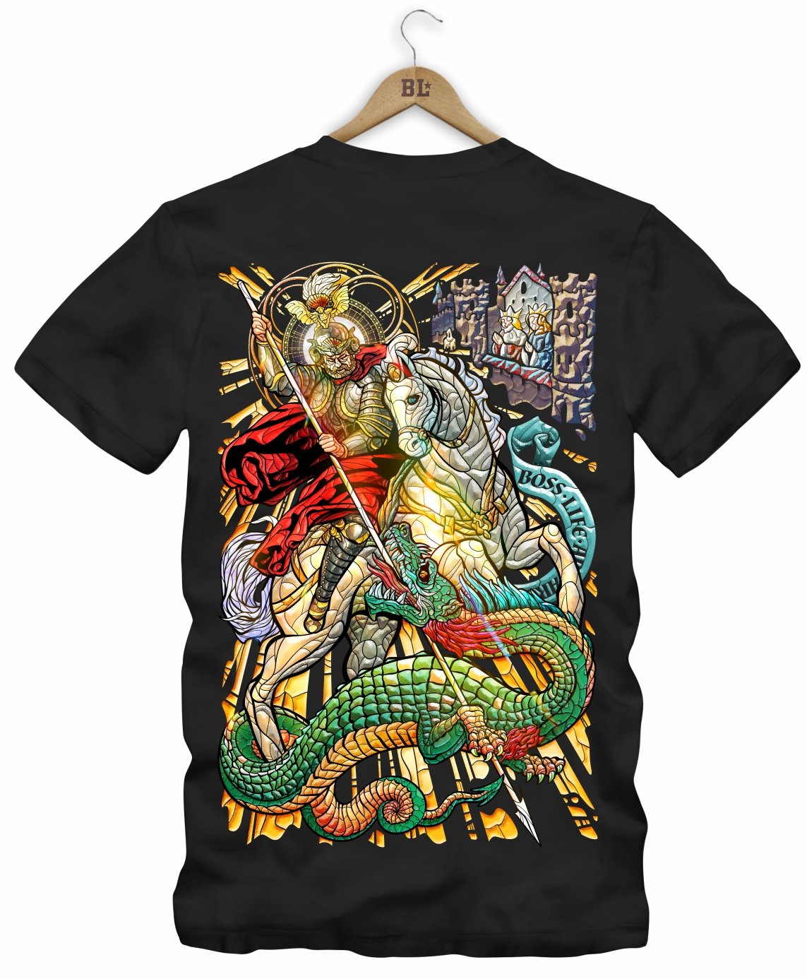 Camiseta São Jorge Bl Faith Frente e Costas