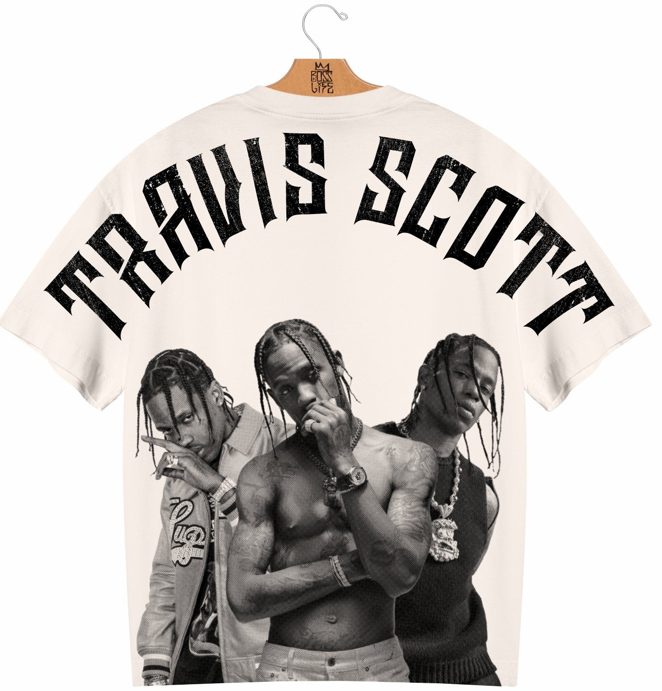 Camiseta Oversized Street Poster Travis