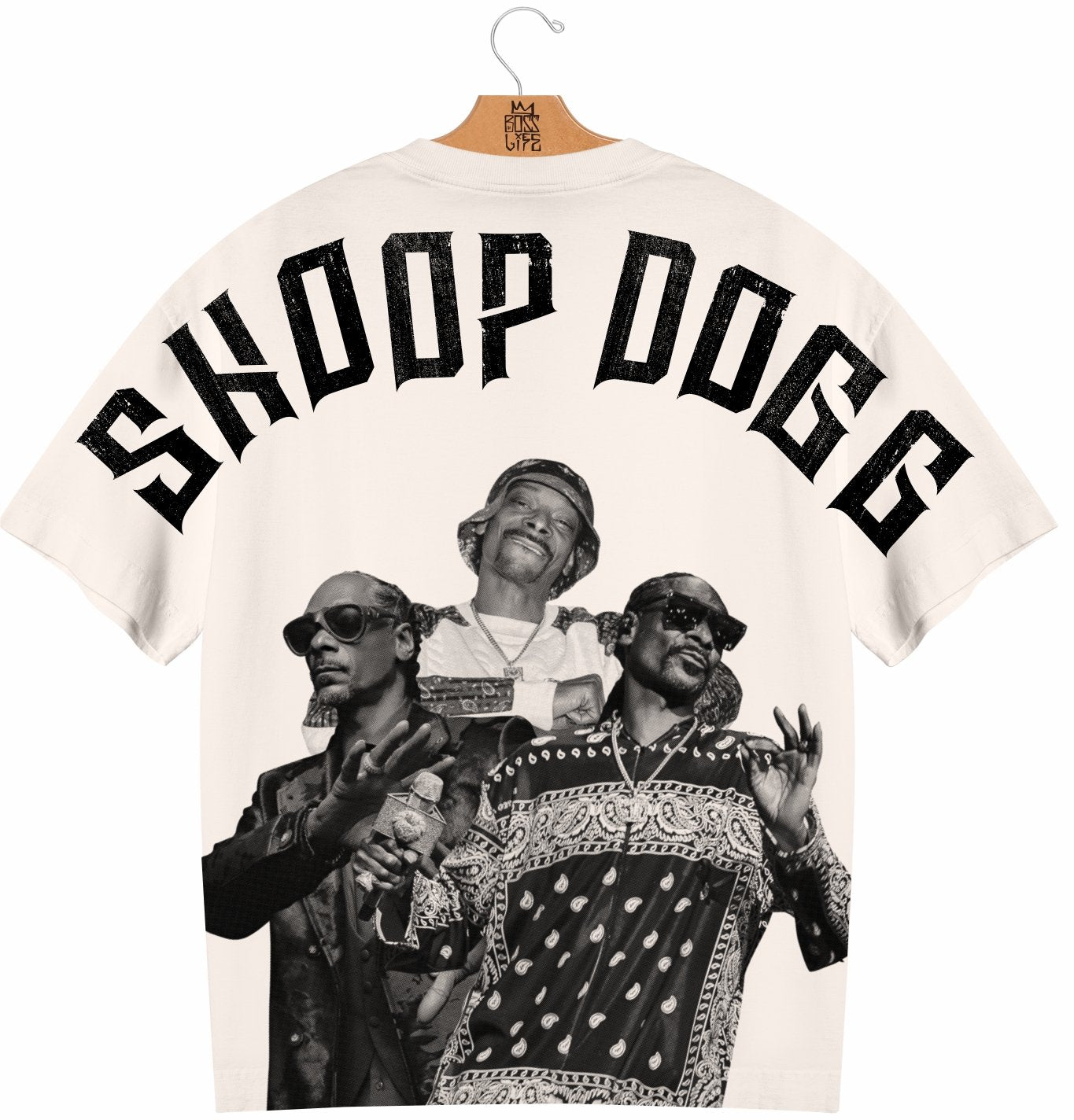 Camiseta Oversized Street Poster Snoop
