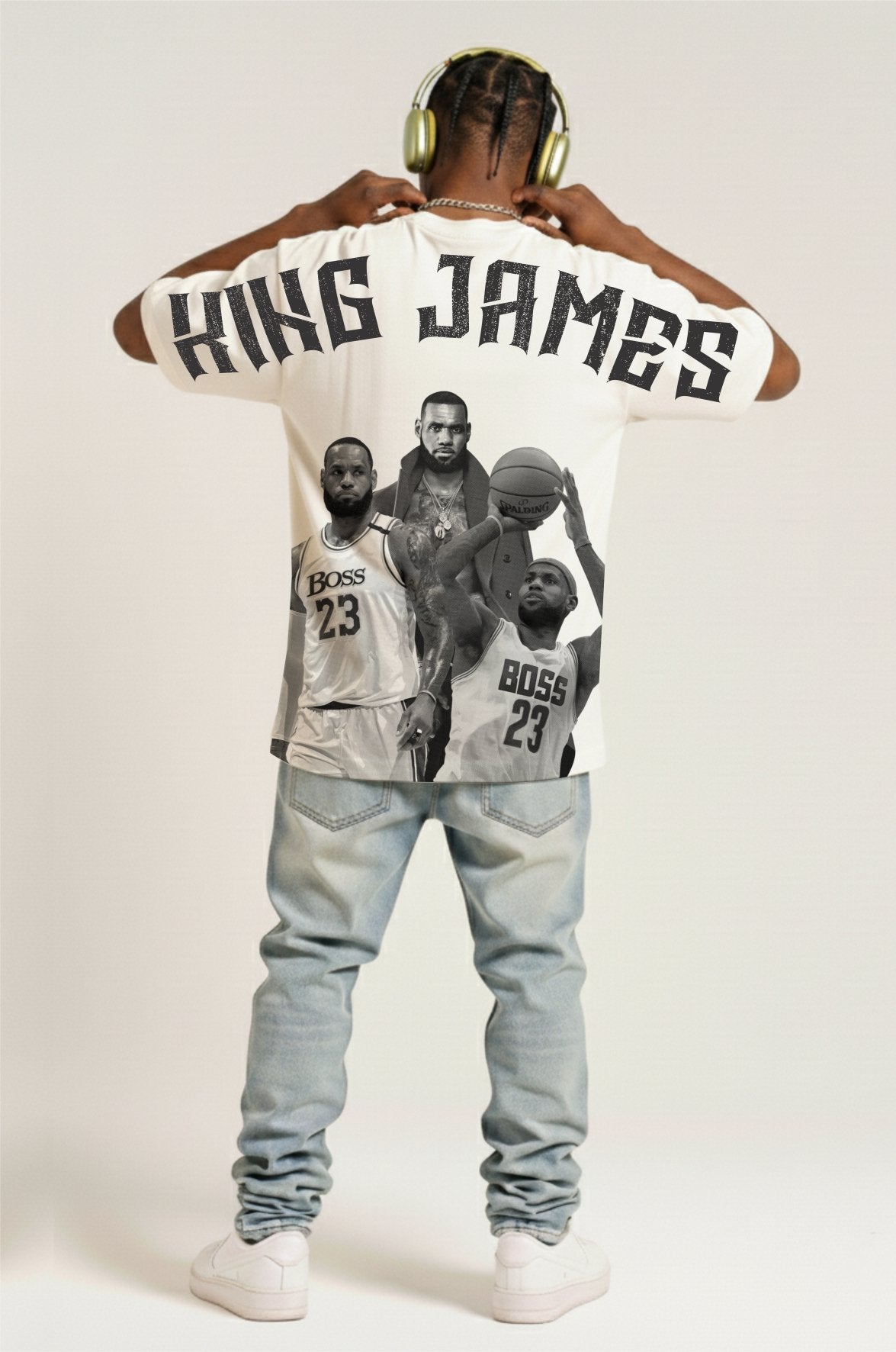Camiseta Oversized Street Poster LeBron
