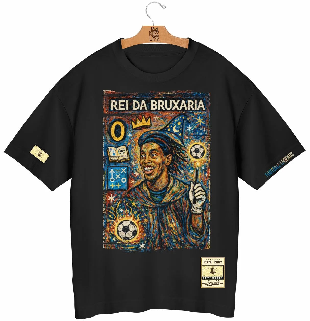 Camiseta Oversized Legends O Bruxo