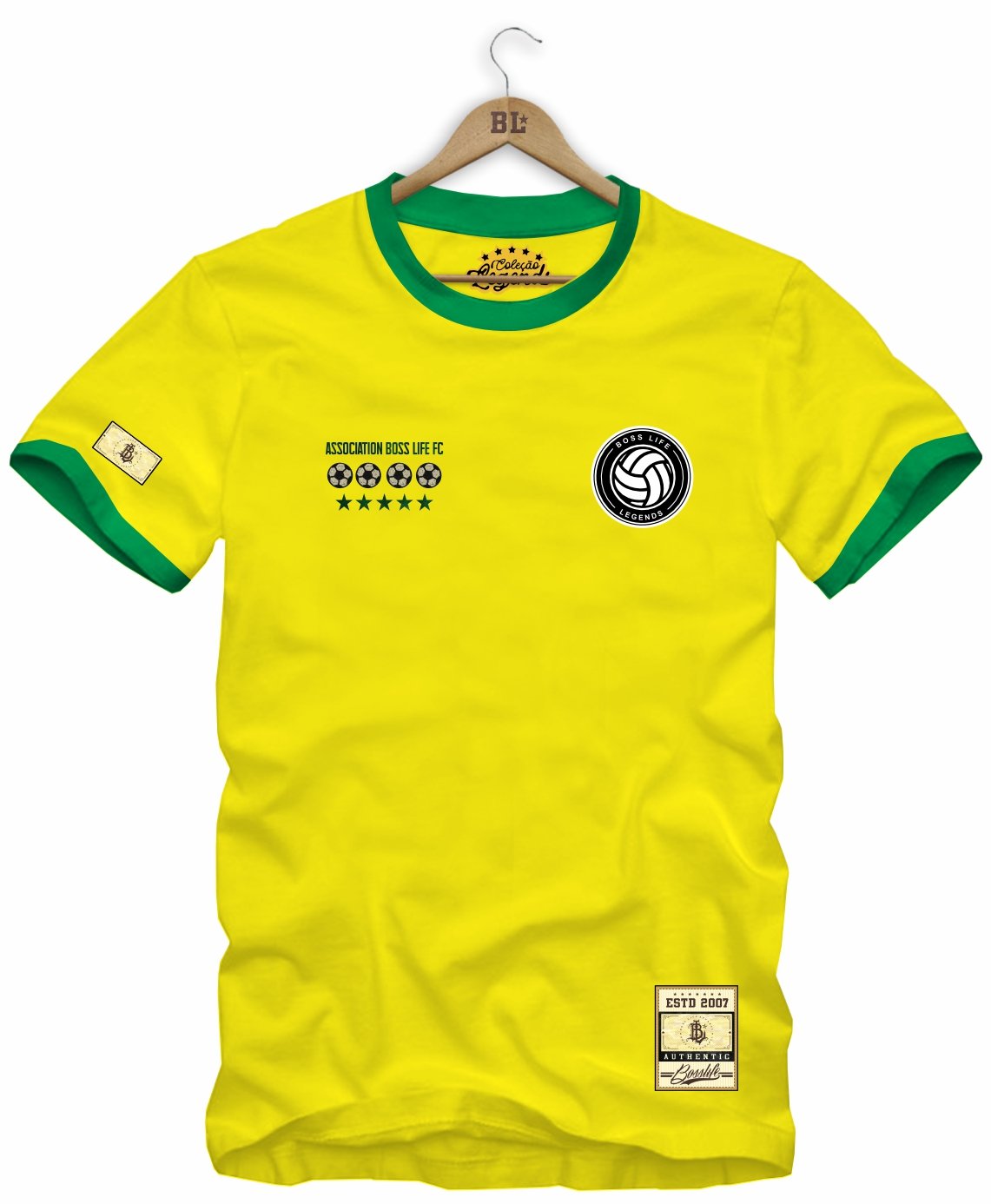 Camiseta Legends Superstar Soccer Frente e Costas