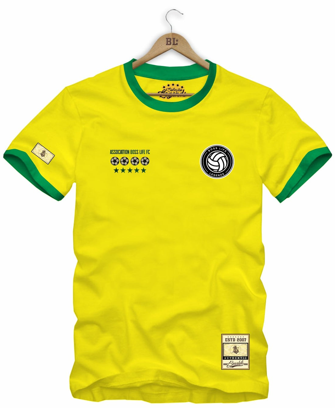Camiseta Legends Não Vi Pele Frente e Costas