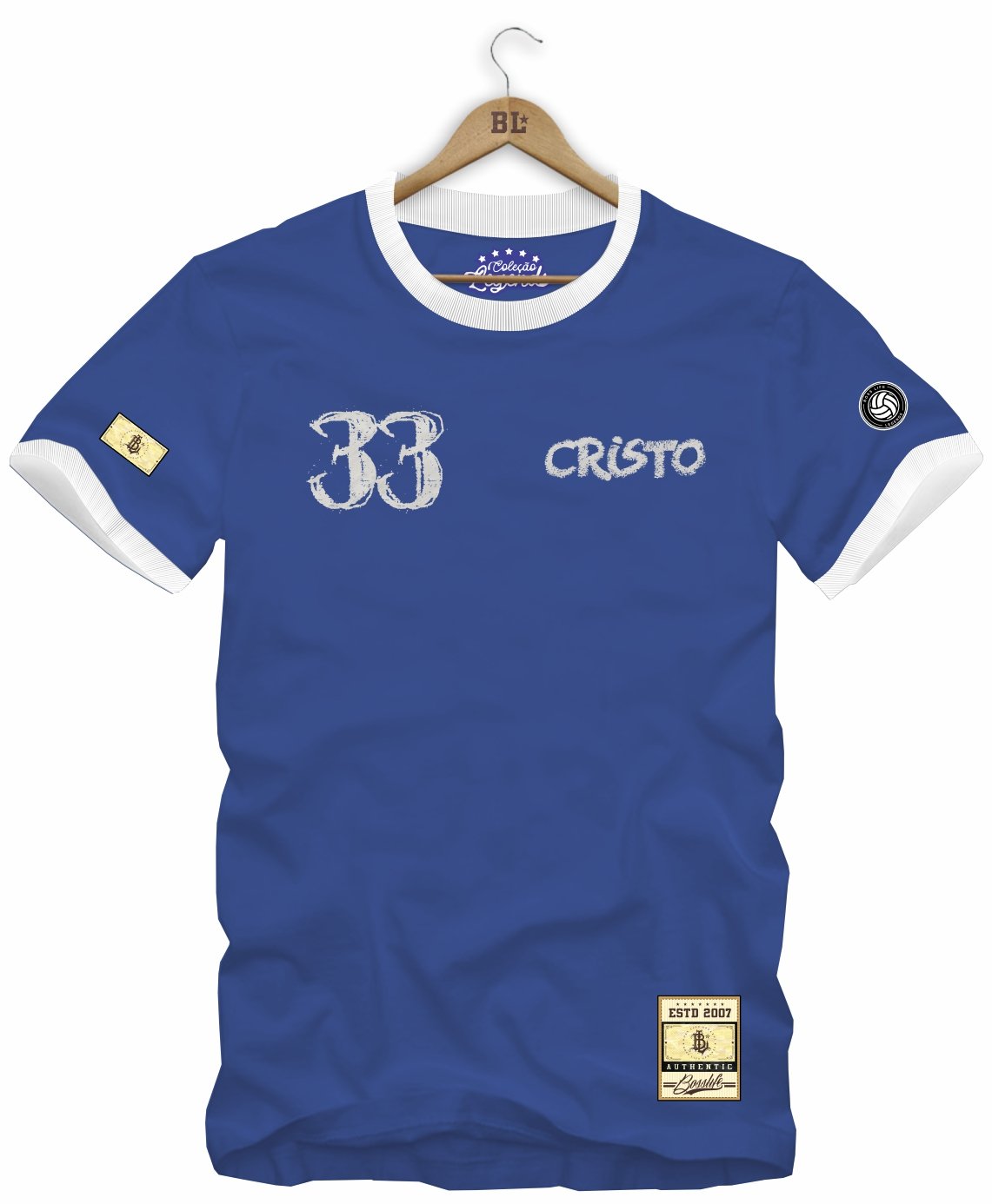Camiseta Legends Deus é Brasileiro 33 Frente e Costas