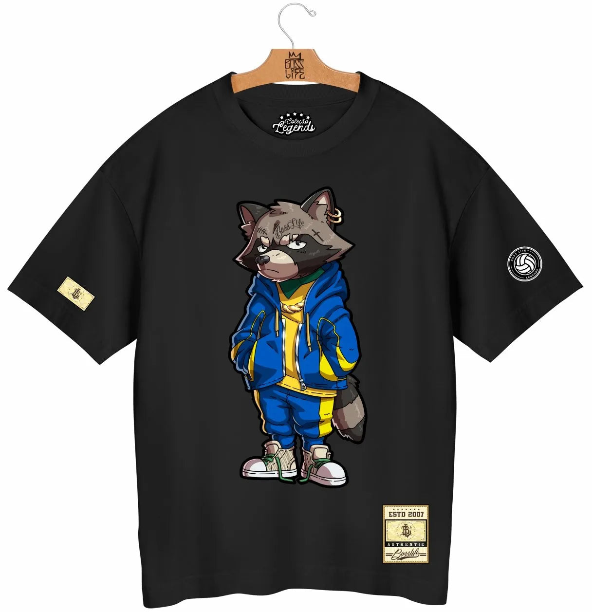 Camiseta Oversized Guaxinim Street