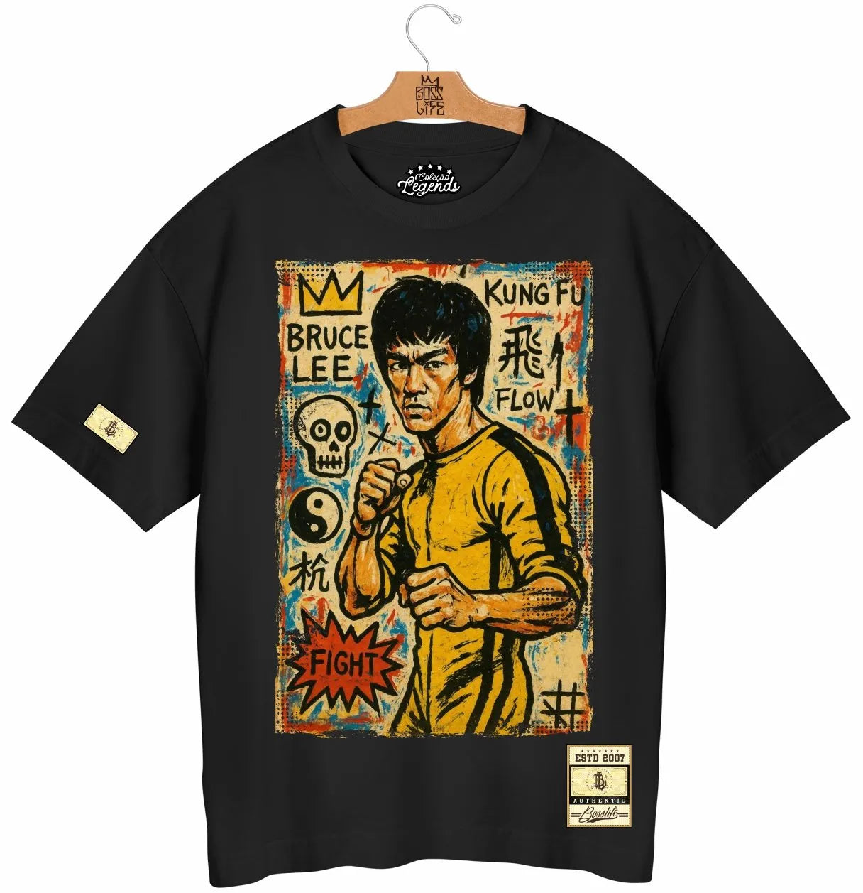 Camiseta Oversized Legends The Dragon
