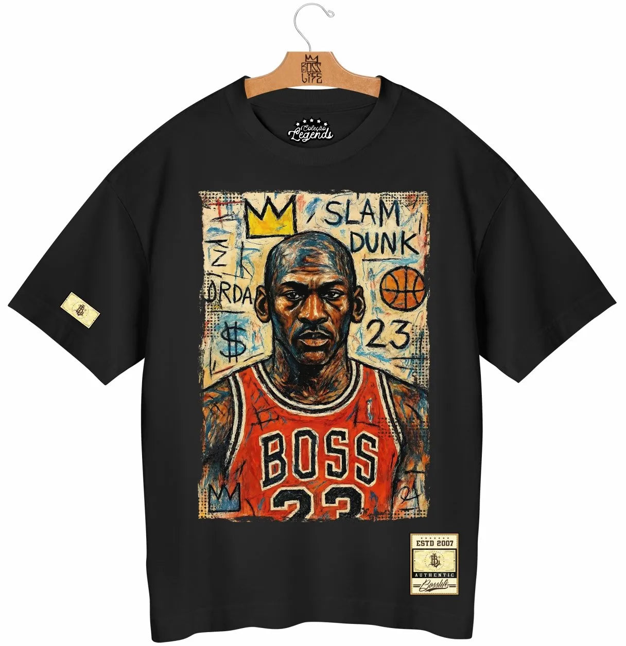 Camiseta Oversized Legends Number 23