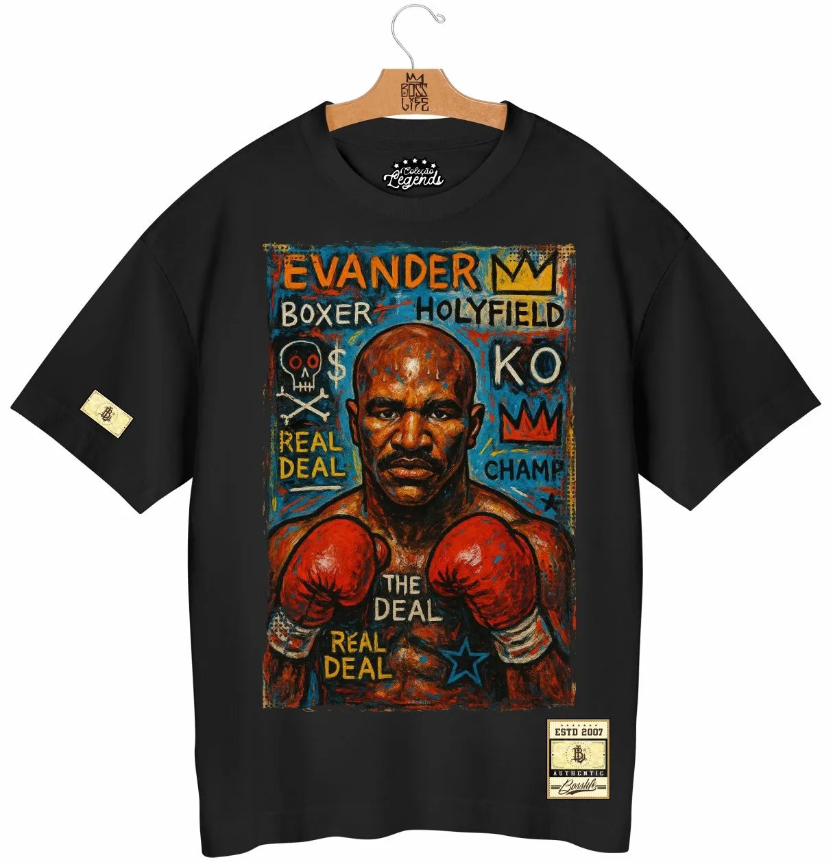 Camiseta Oversized Legends The Real Deal