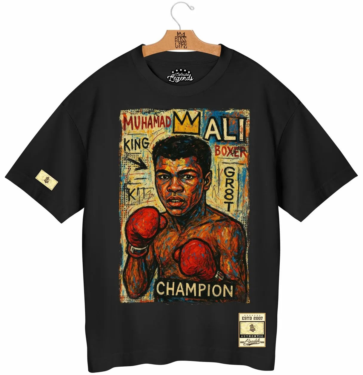 Camiseta Oversized Legends The Greatest