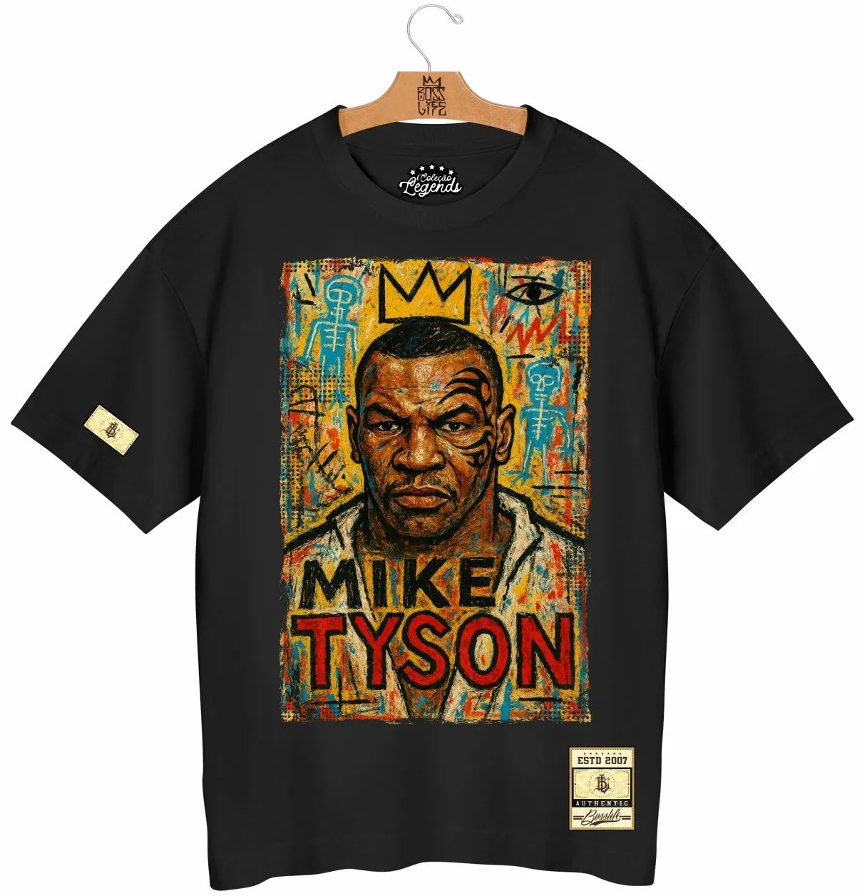 Camiseta Oversized Legends Iron Mike