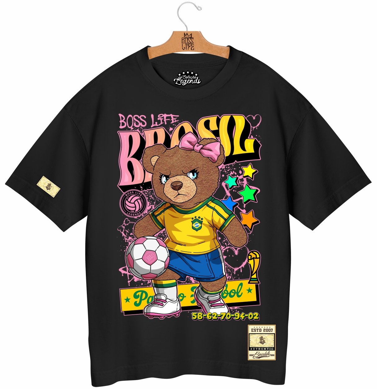 Camiseta Oversized Legends Girl Player