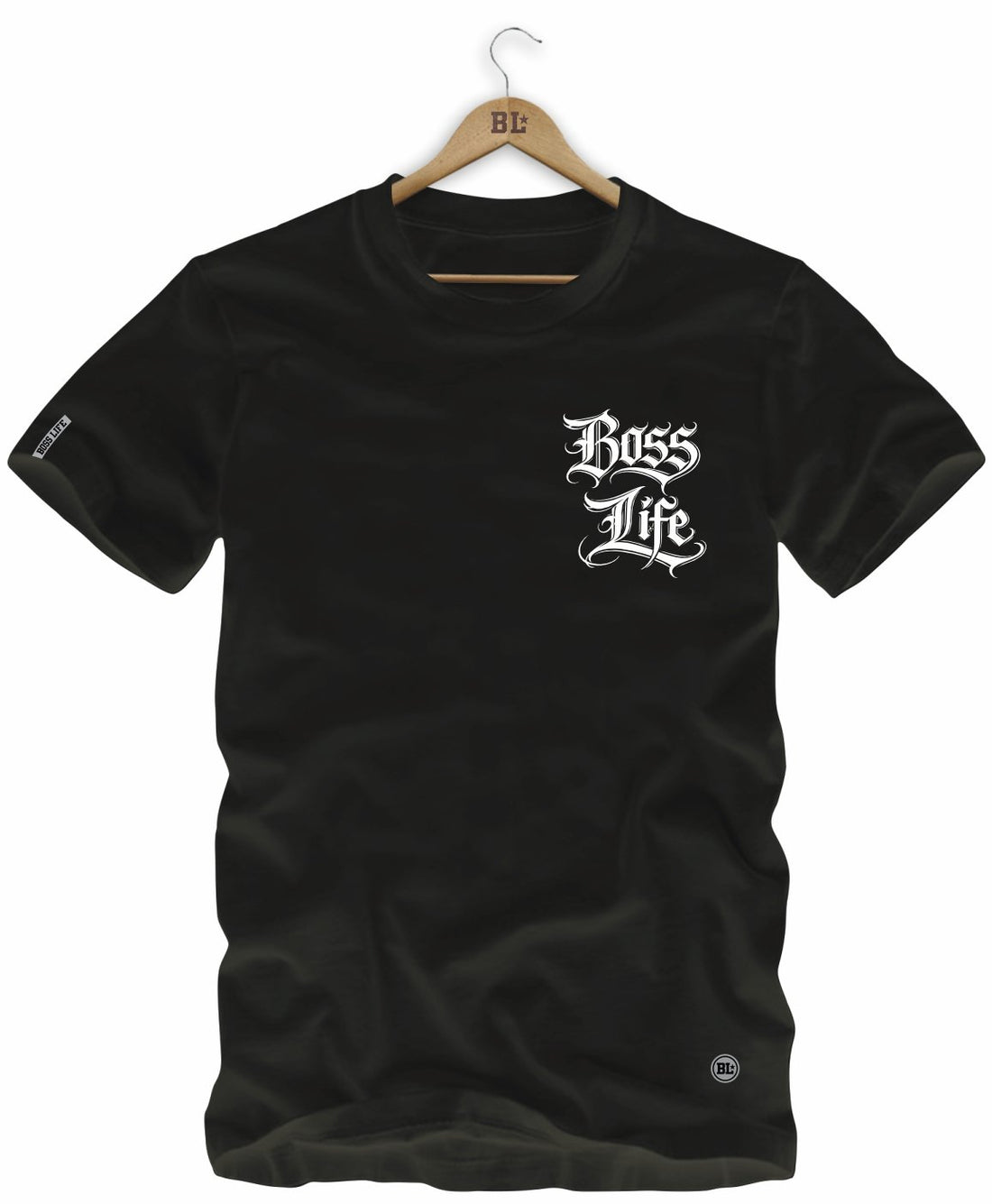 Camiseta Boss Life Signature Core 2 Frente e Costas