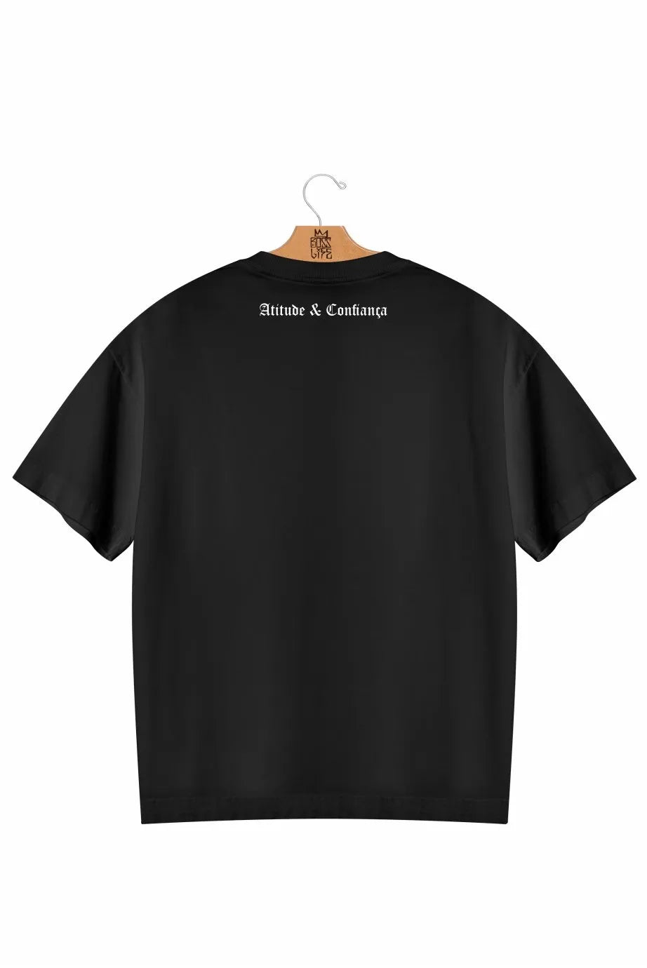 Camiseta Oversized Graffiti Boss Frente e Costas