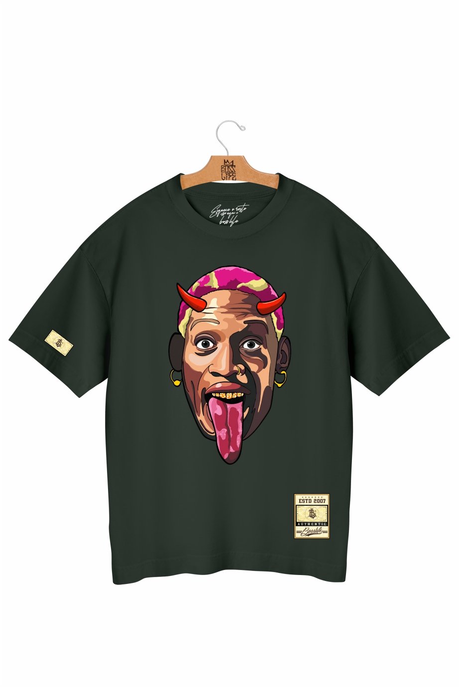 Camiseta Oversized Bl Dennis 91