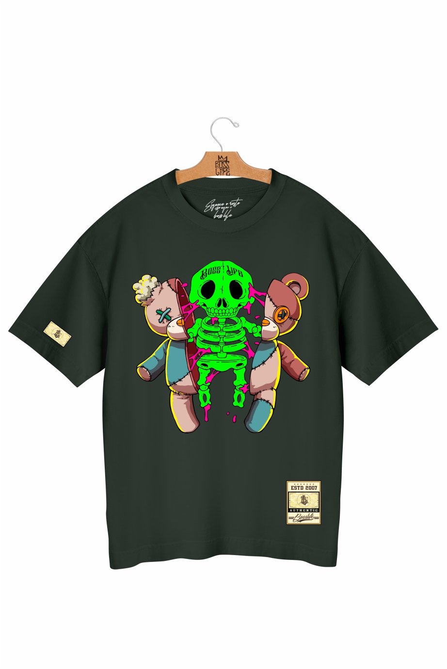 Camiseta Oversized Teddy Bones