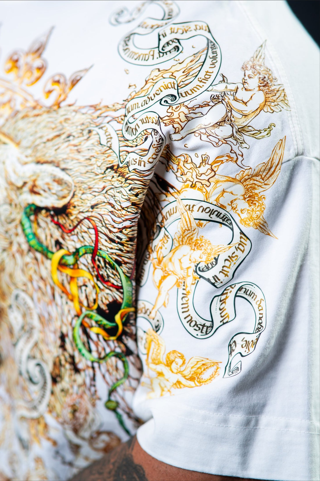 Camiseta Oversized Boss Life Golden Roar BL Faith