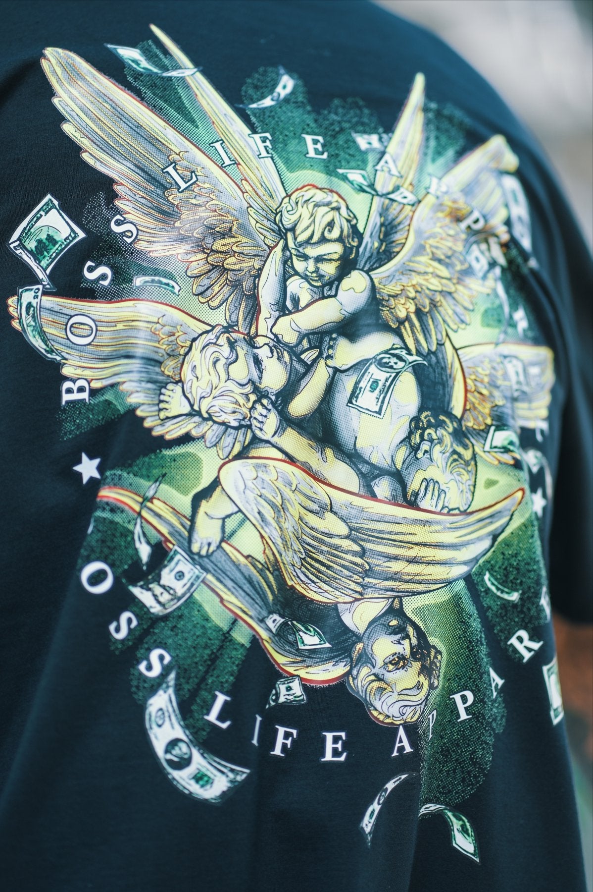 Camiseta Bl Dark Shine Cash Angel