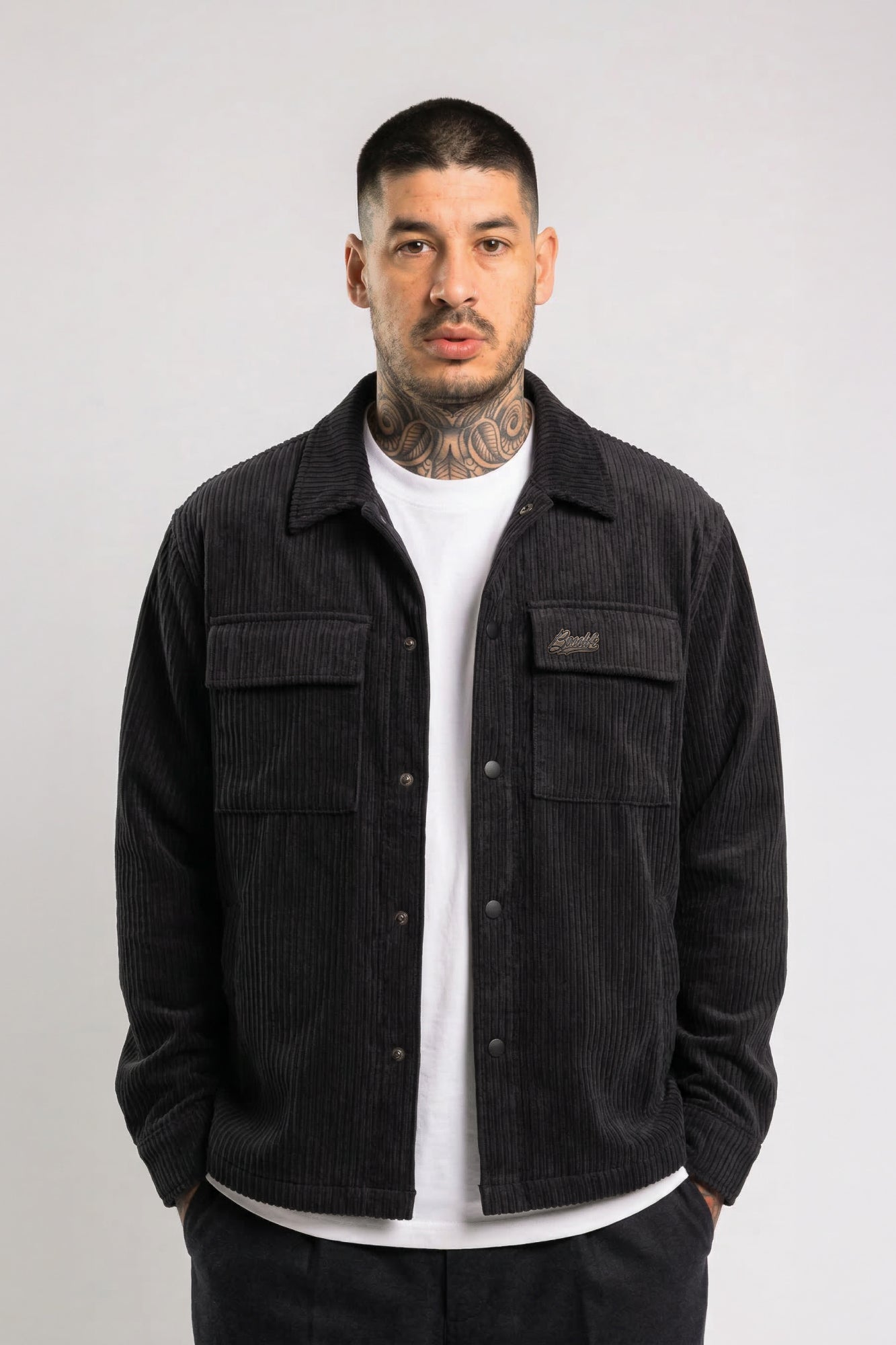 Camisa Forrada Veludo Cotelê Boss Life