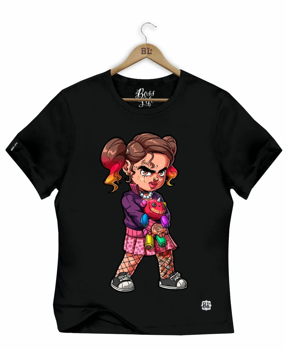 Camiseta Baby Look Girl Boss