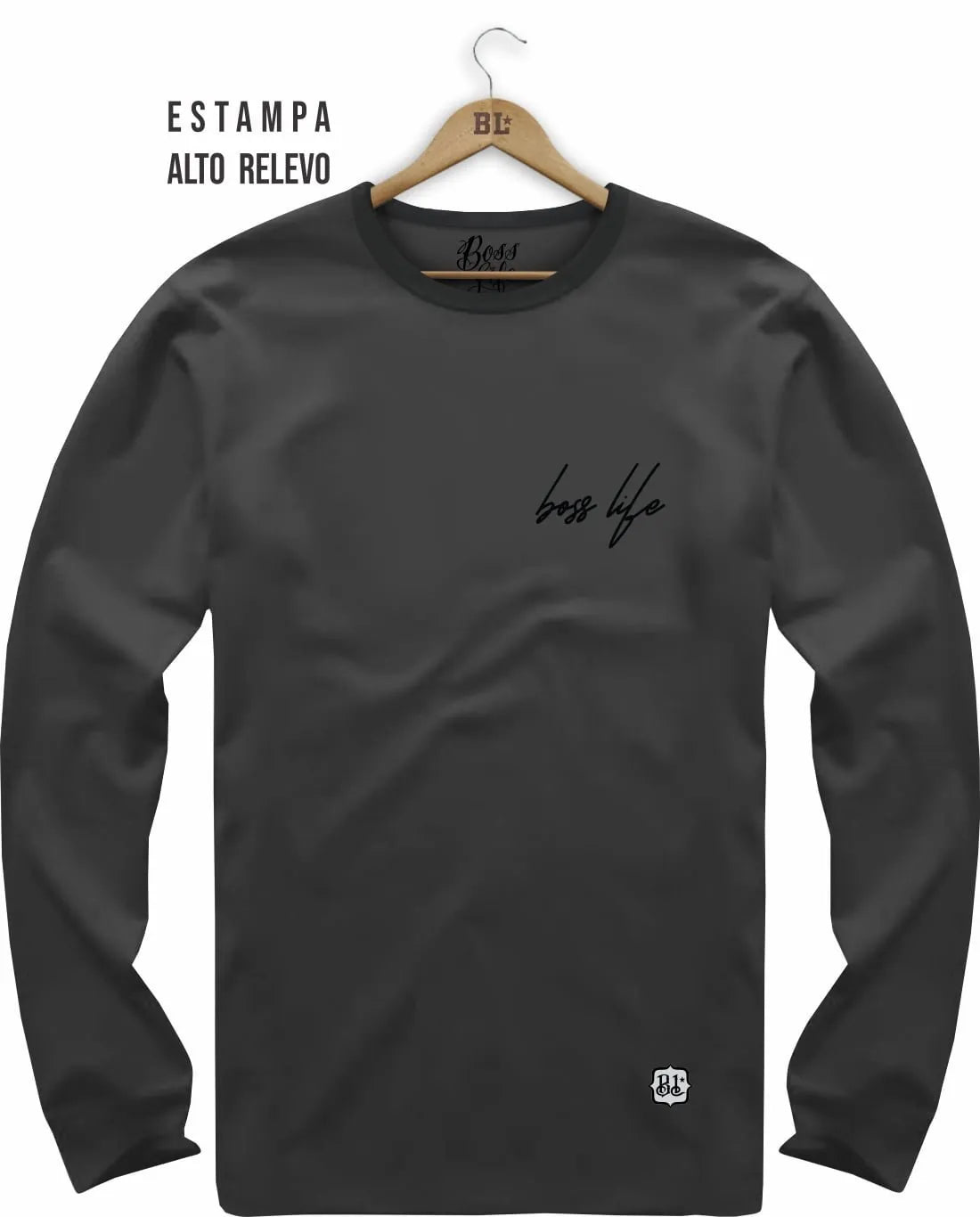 Camiseta Manga Longa Lettering 3