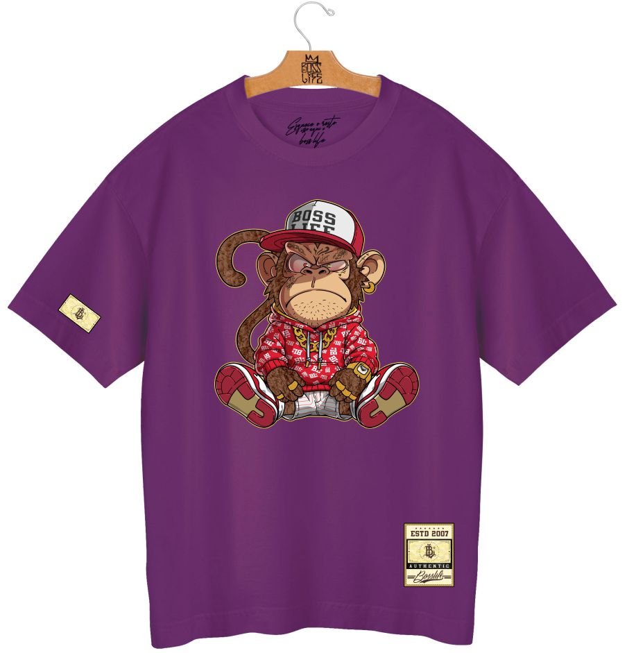 Camiseta Oversized Boss Life Style Kong