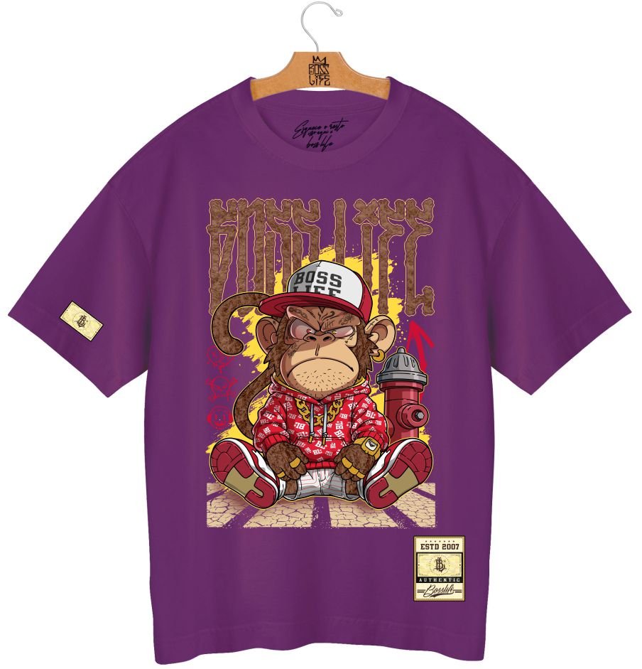 Camiseta Oversized Boss Life Style Kong 2